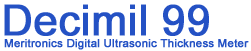 Meritronics Digital Ultrasonic Thickness Mete